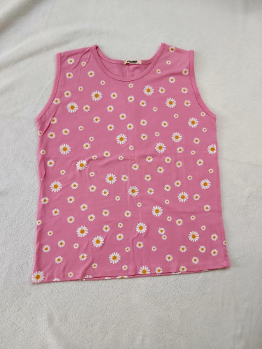 تاپ بابونه صورتی